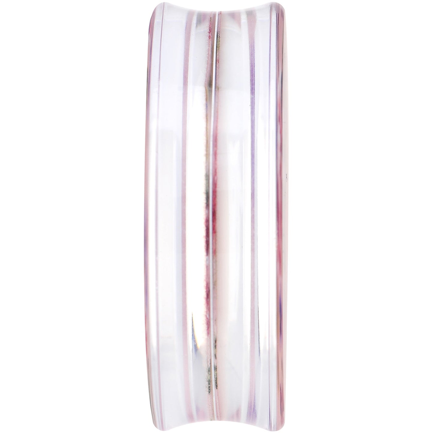 48mm Acrylic Pink Grandma's Wallpaper Flowered Saddle Plug