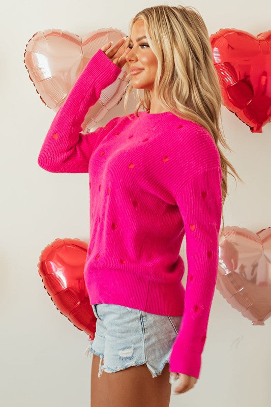 Gracie Heart Sweater