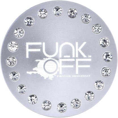 Clear Gem Silver Funk-Off Piercing Deodorant