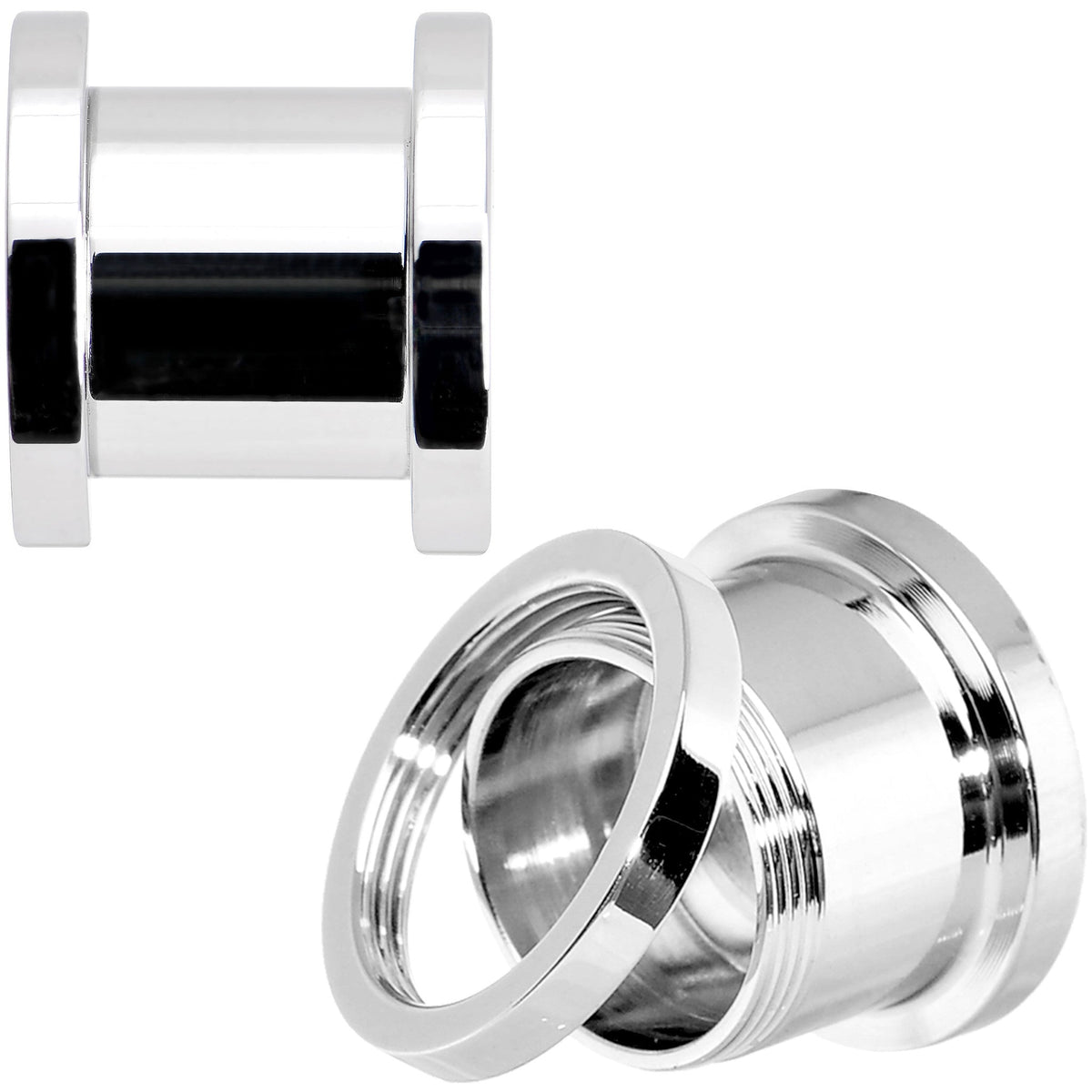00G Stainless Steel Licensed Green Lantern Screw Fit Plug Set