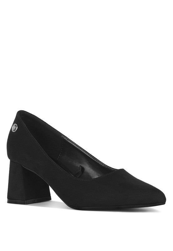 Malai Block Heel Pumps