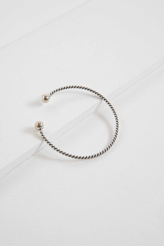 Rope and Ball Cuff