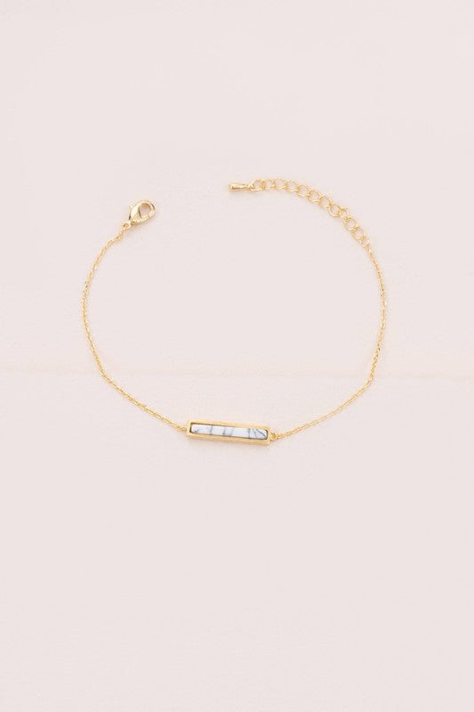 Marble Bar Bracelet