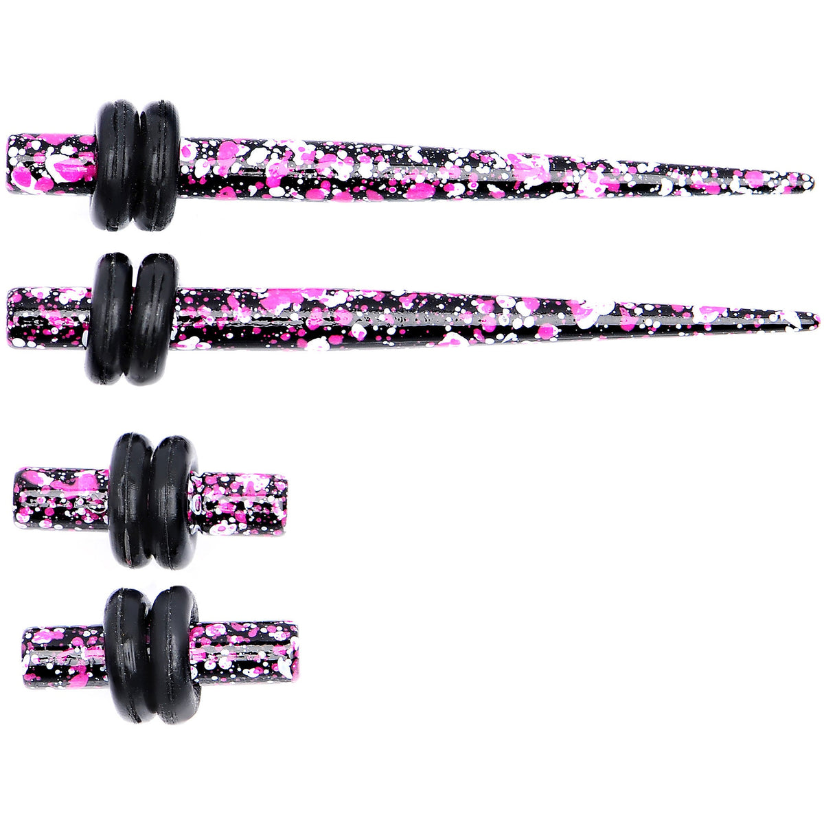 8G Splatter IP Stainless Steel Taper Plug Set