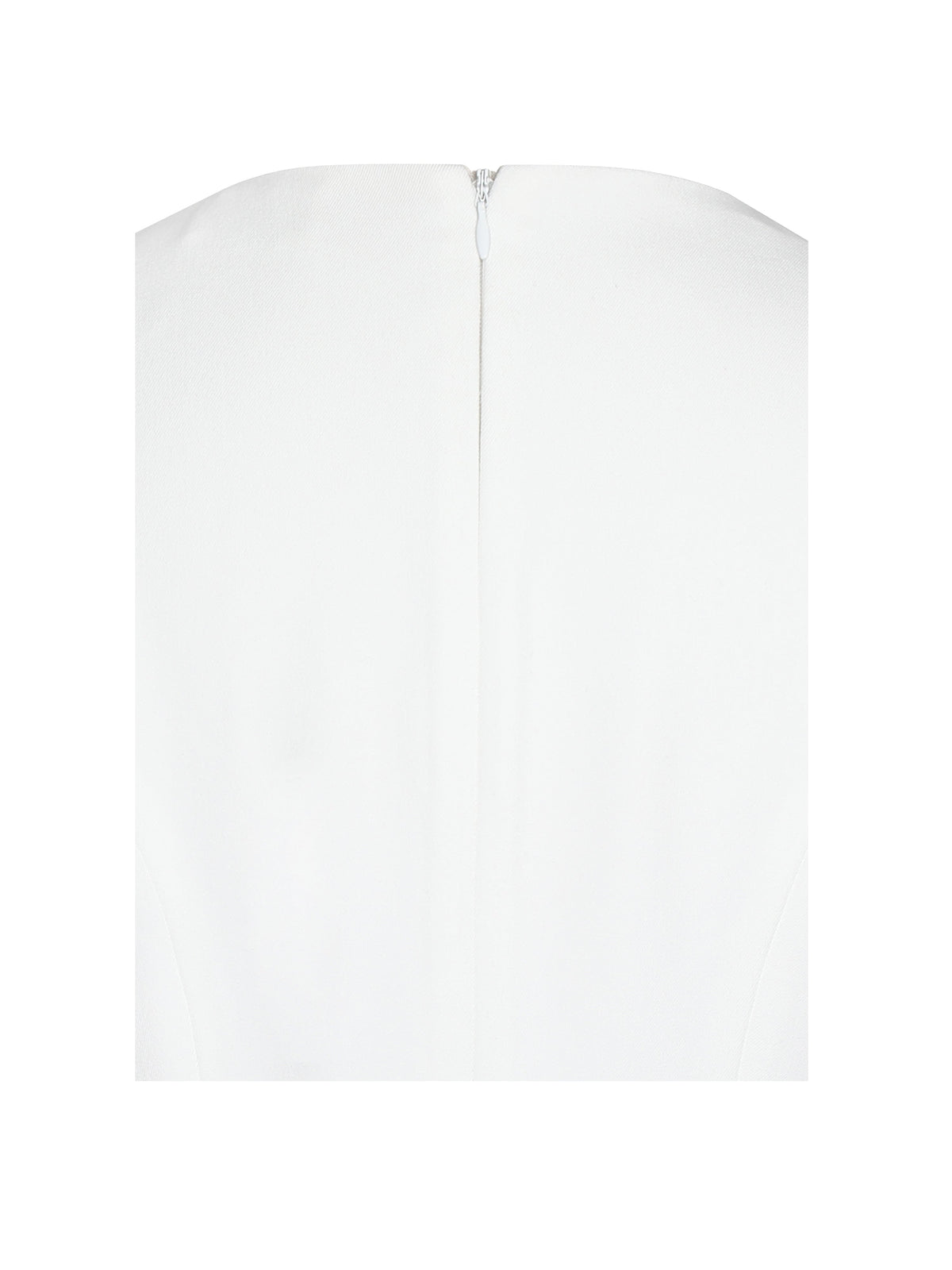 Idina Business Casual White Romper with Black Trim