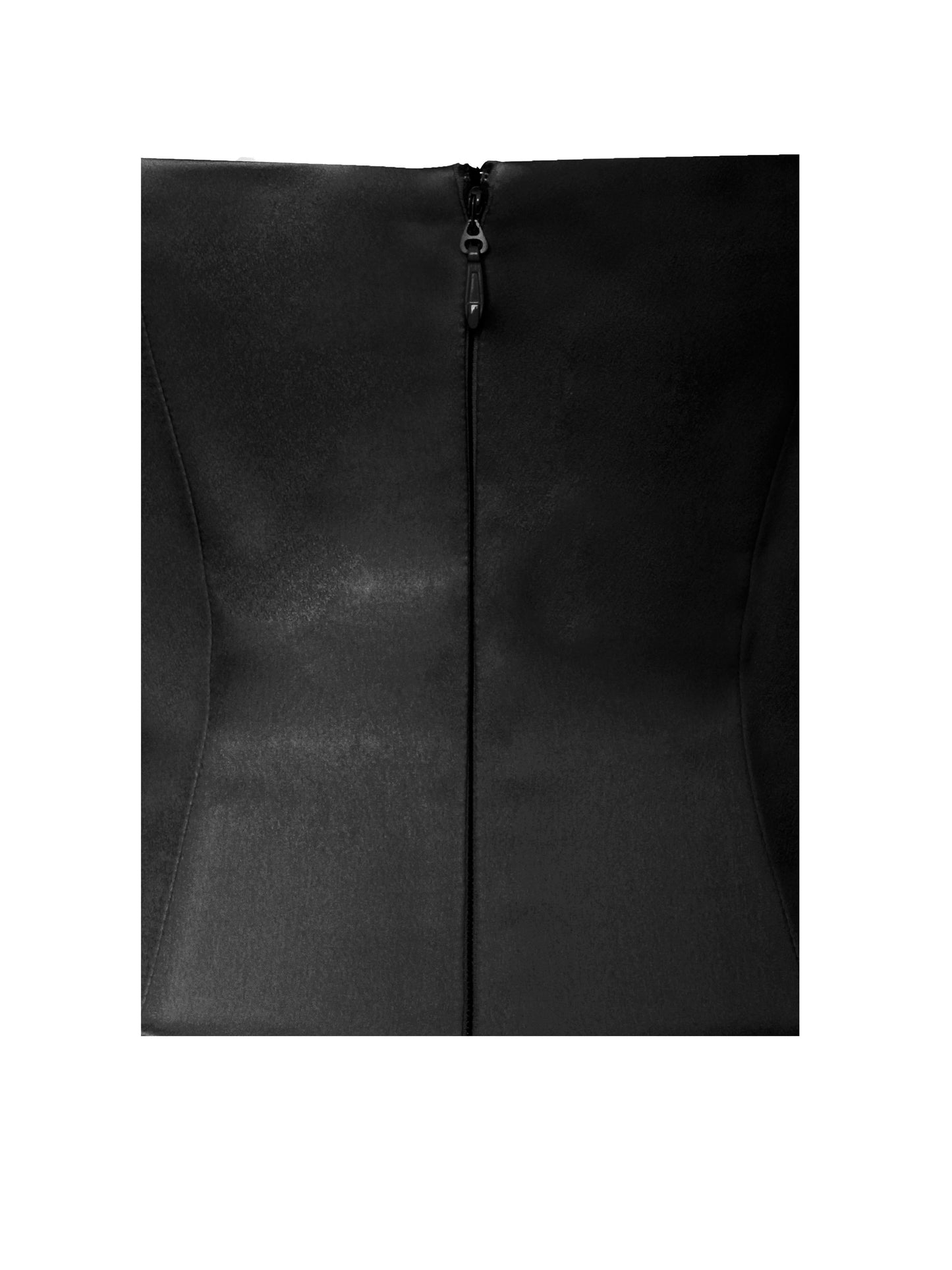 Aubrey Black Satin Bubble Hem Mini Dress