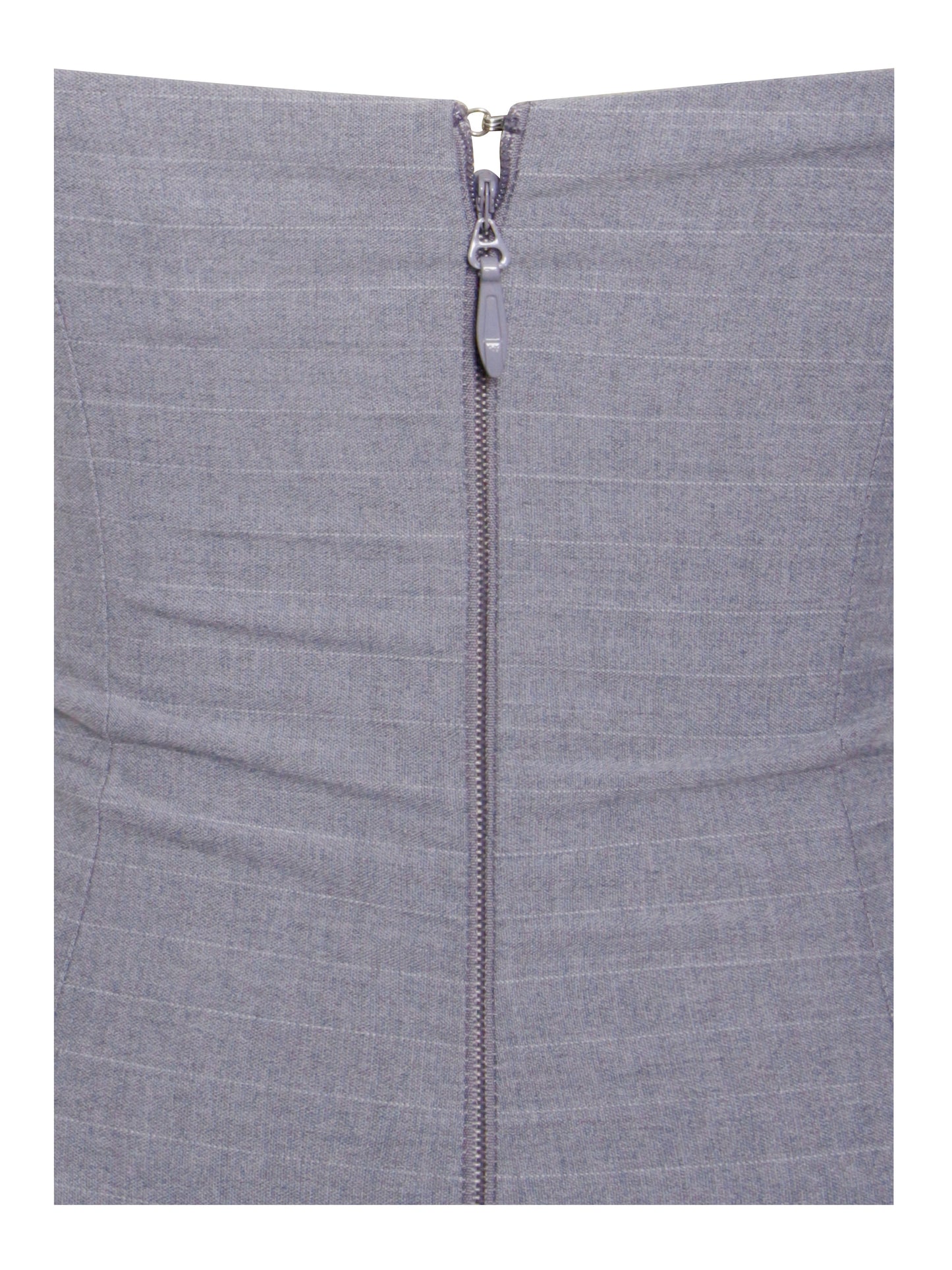 Melody Gray Stripe Halter Drop Waist Mini Dress