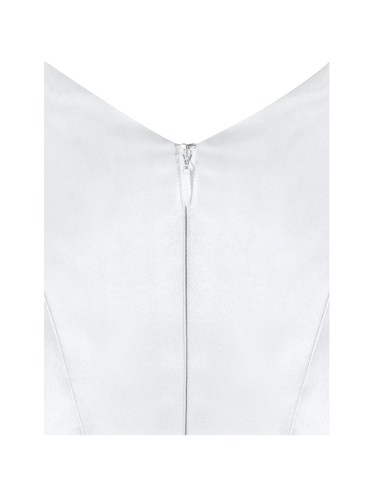 Unna White Satin Bardot Cowl Wedding Gown (PREORDER)