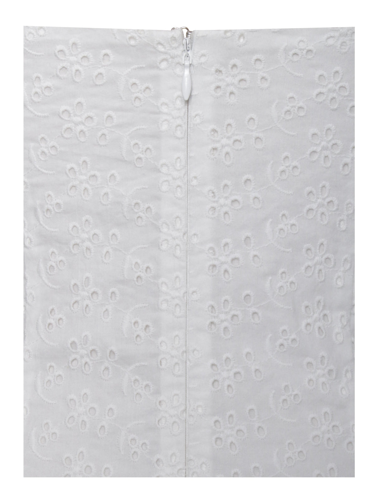 Johana White Eyelet Halter Mini Dress