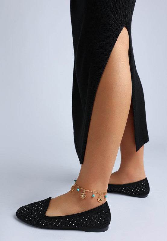 Kyrie Cut Out Detail Ballerinas