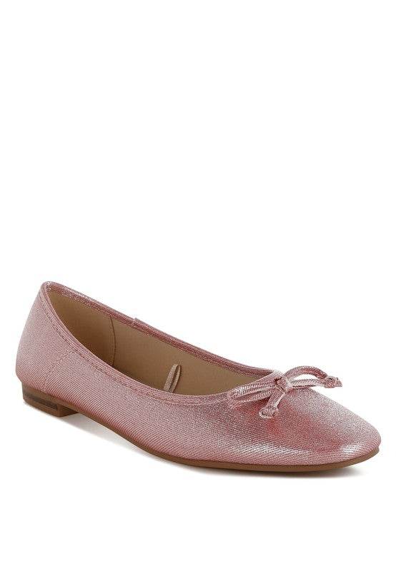 Agshin Metallic Ballet Flats