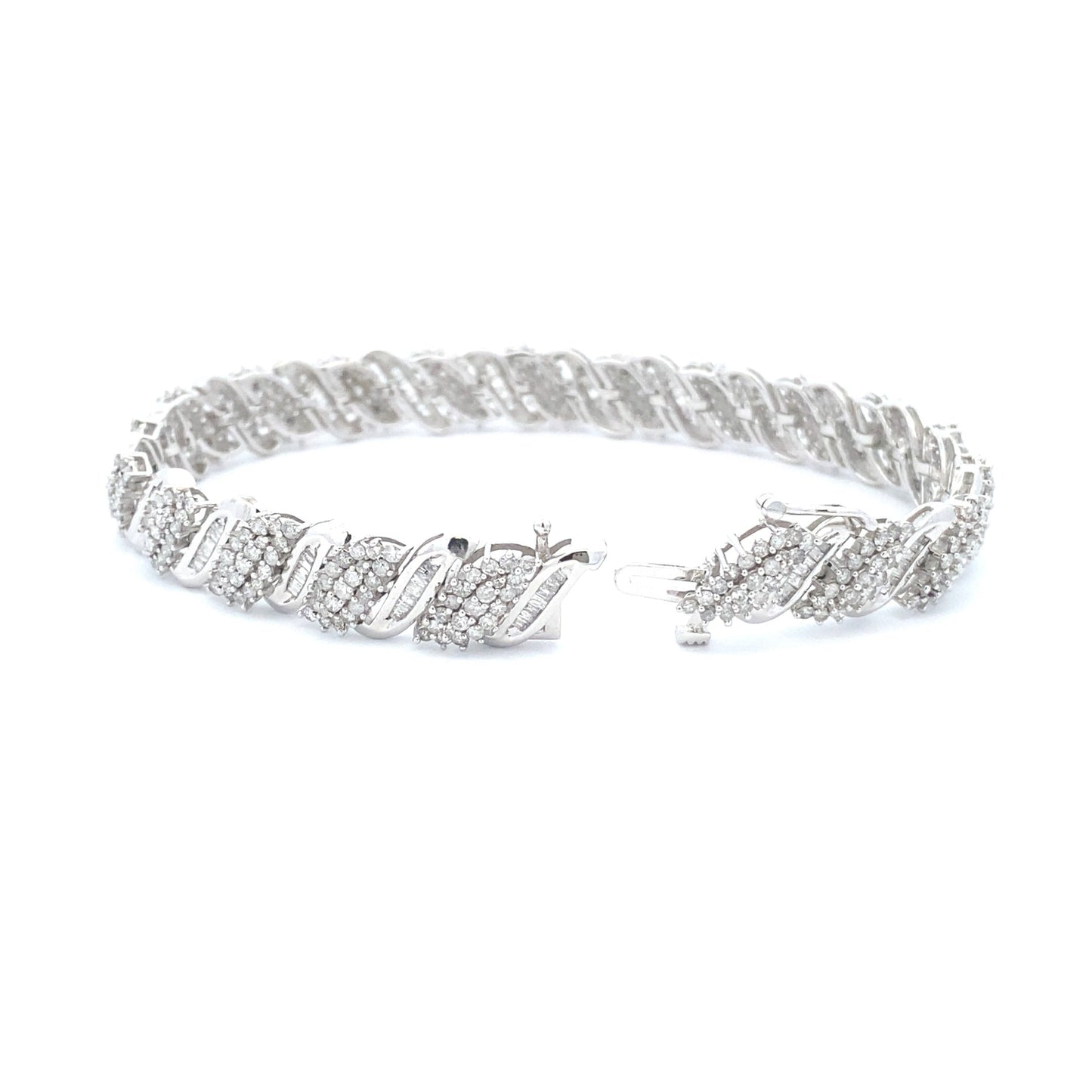 5.00ct Diamond Tennis Bracelet 10KT White Gold