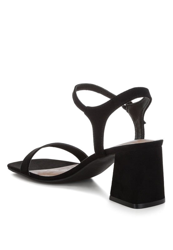 Akiya Square Toe Block Heels