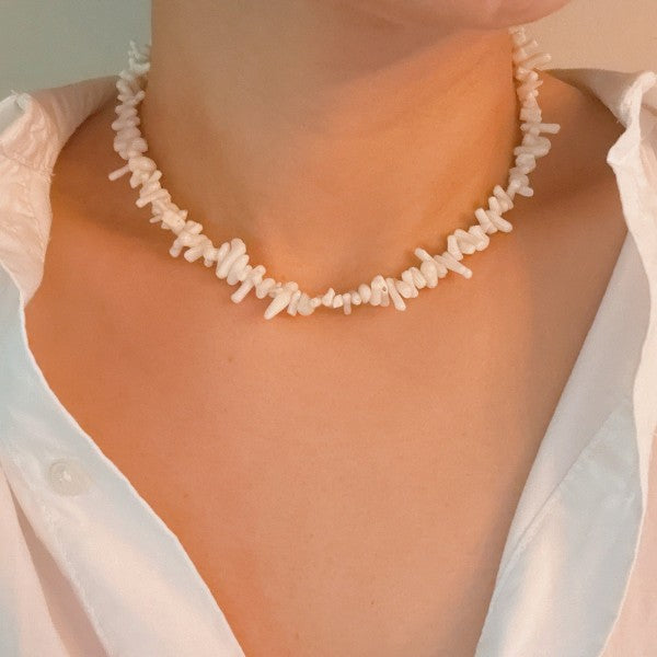 White Sands Coral Reef Necklace – Gold-Plated Coas