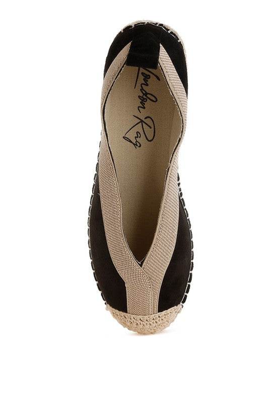 Yalva Microfiber Detachable Lace Espadrilles