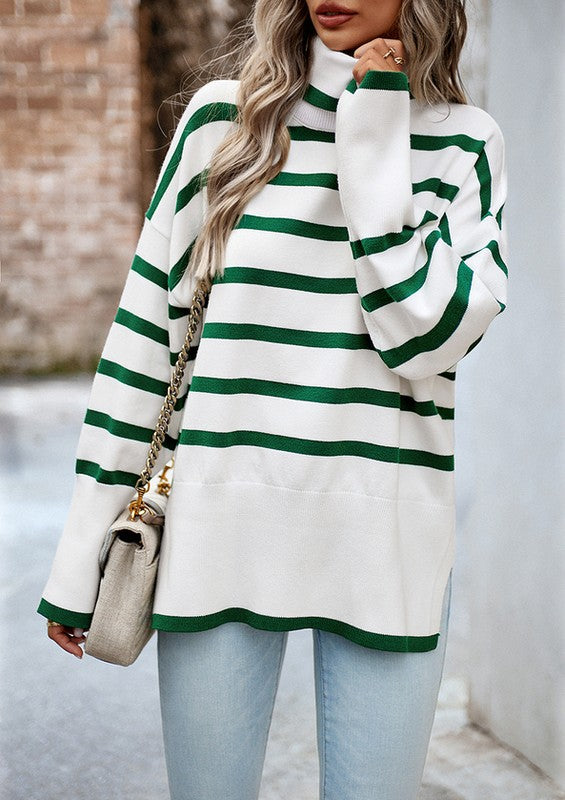 Women Mock Neck Sweater