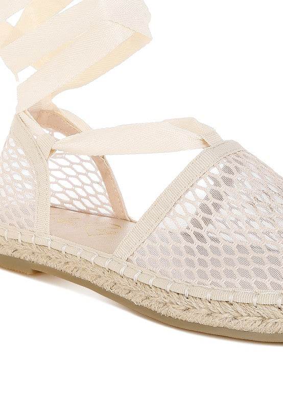 Sonara Mesh Flat Espadrille Sandals
