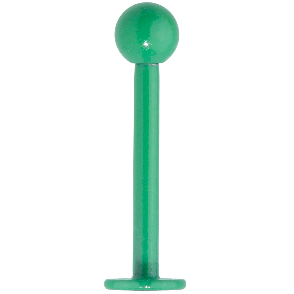 16G 3/8 Teal Green Glow In The Dark Effect Labret Monroe