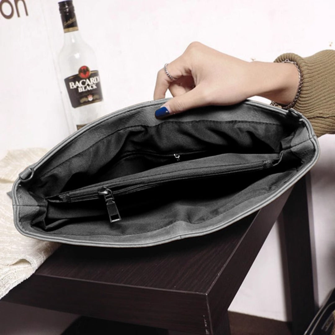Large capacity clutch purse evening clutch bag envelope bag