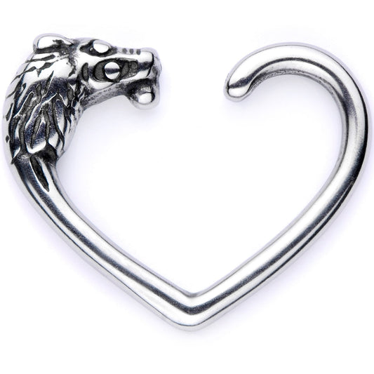 16G 3/8 Lion Tamer Right Heart Closure Ring