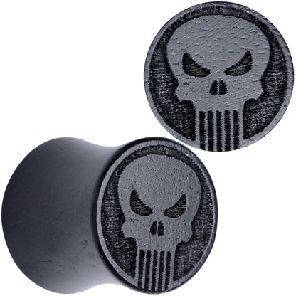 Licensed Marvel Punisher Iron Wood Saddle Plug Set