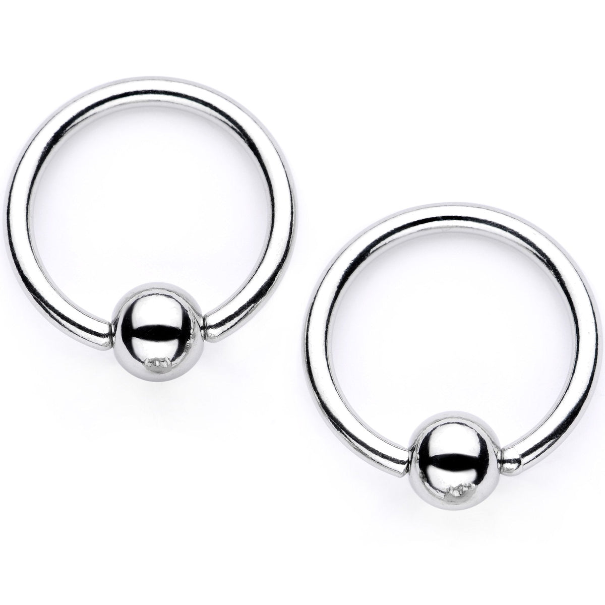 14G Green Gem Supernova Captive Ring Barbell Nipple Ring Set