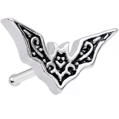 20G 1/4 Halloween Bat Nose Bone