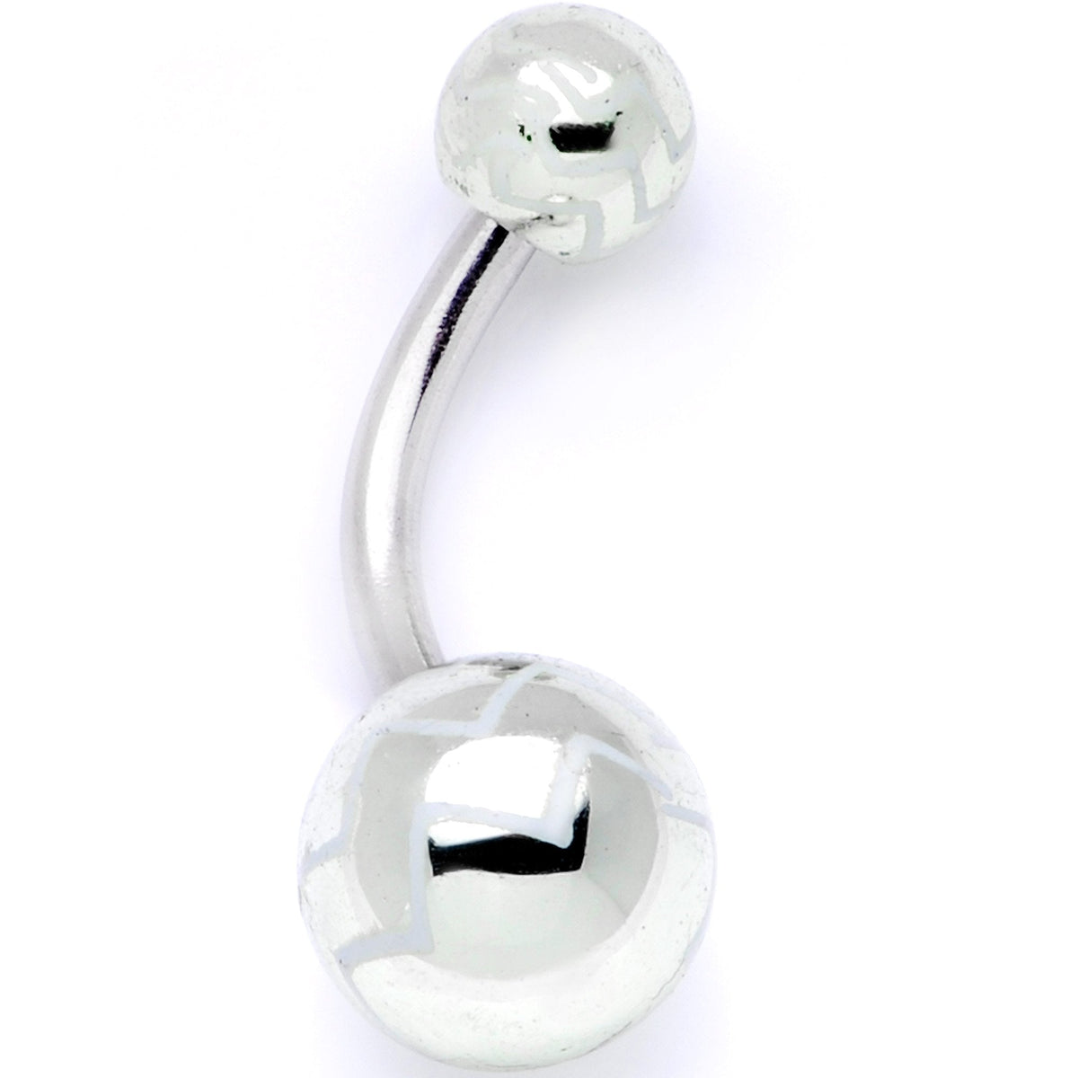 Parade of Cool Zig Zag Party Pack Belly Ring Set of 4