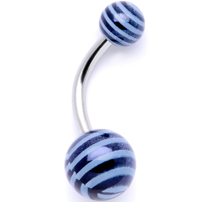 Evening of Color Zig Zag Party Pack Belly Ring Set of 4
