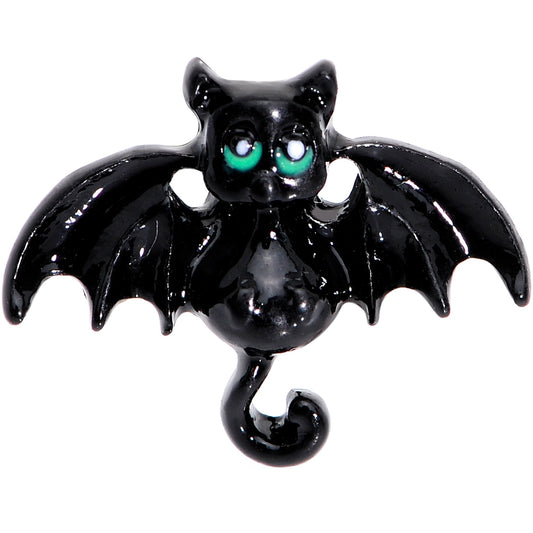 16G 5/16 Black Halloween Batty Bat Cartilage Tragus Earring