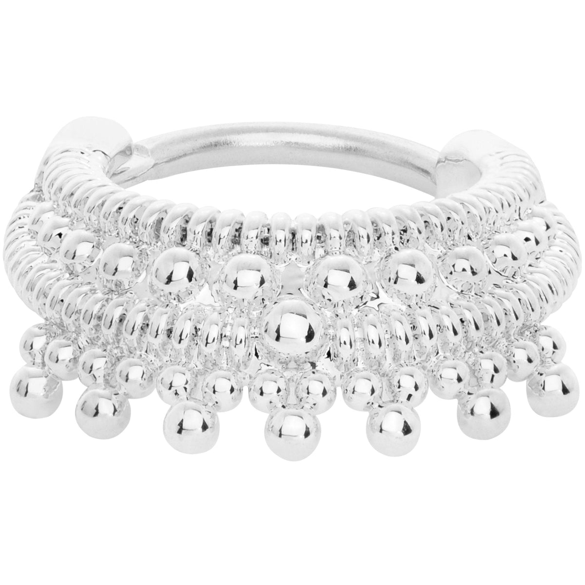 16G 3/8 Debutante Fashion Hinged Septum Ring