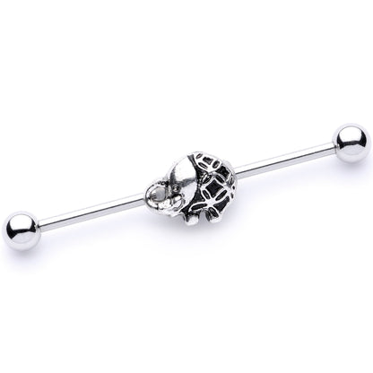 14G Whimsical Round Elephant Industrial Barbell 38mm