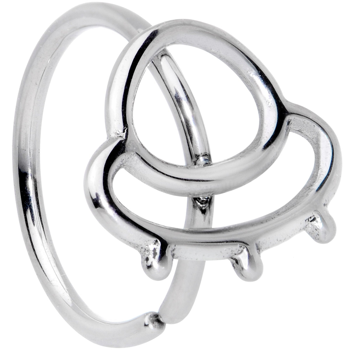 20G 5/16 Alien Spacecraft UFO Seamless Circular Ring