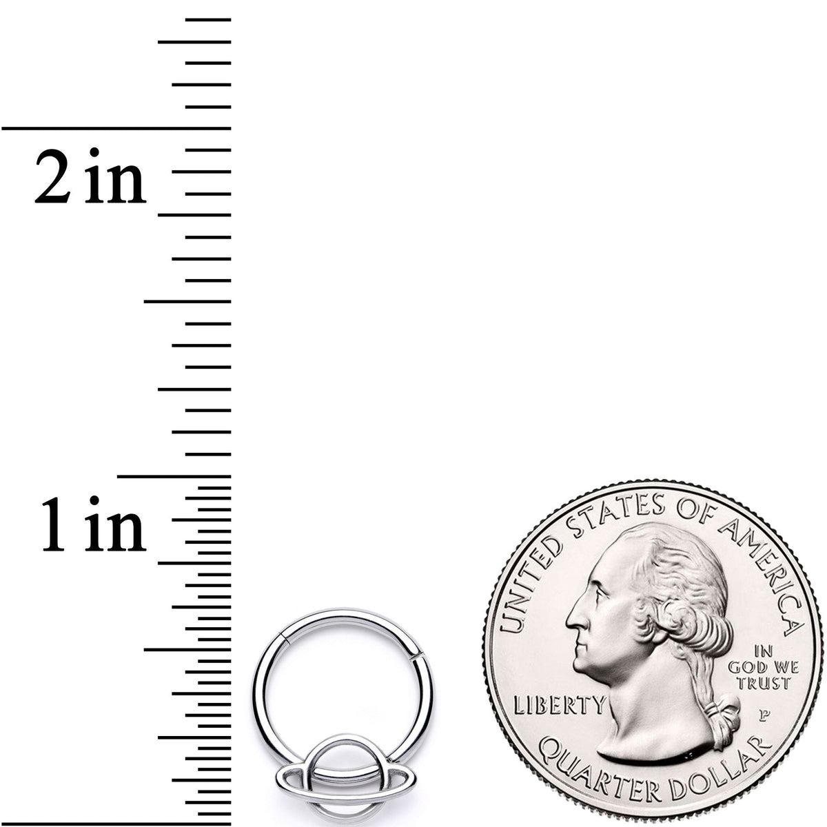 16G 3/8 Super Stellar Planet Saturn Hinged Segment Ring