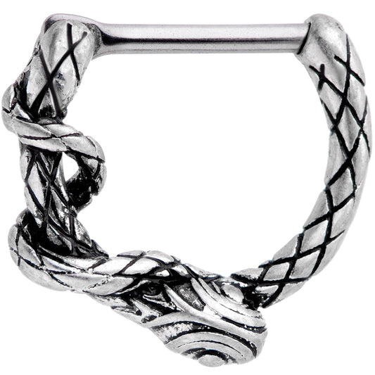 16G 5/16 Slithering Snake Septum Clicker