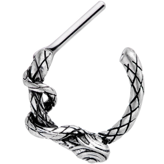 16G 5/16 Slithering Snake Septum Clicker
