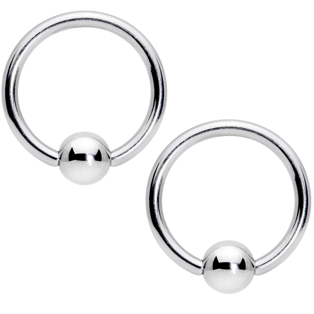 14G Clear Gem Rose Gold Tone Flowers BCR Barbell Nipple Ring Set