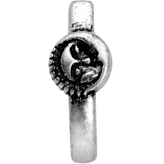 20G 3/16 Celestial Romance Faux Hoop L Shaped Nose Ring