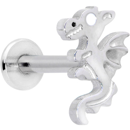 16G 5/16 Fantastic Dragon Internally Threaded Labret Tragus