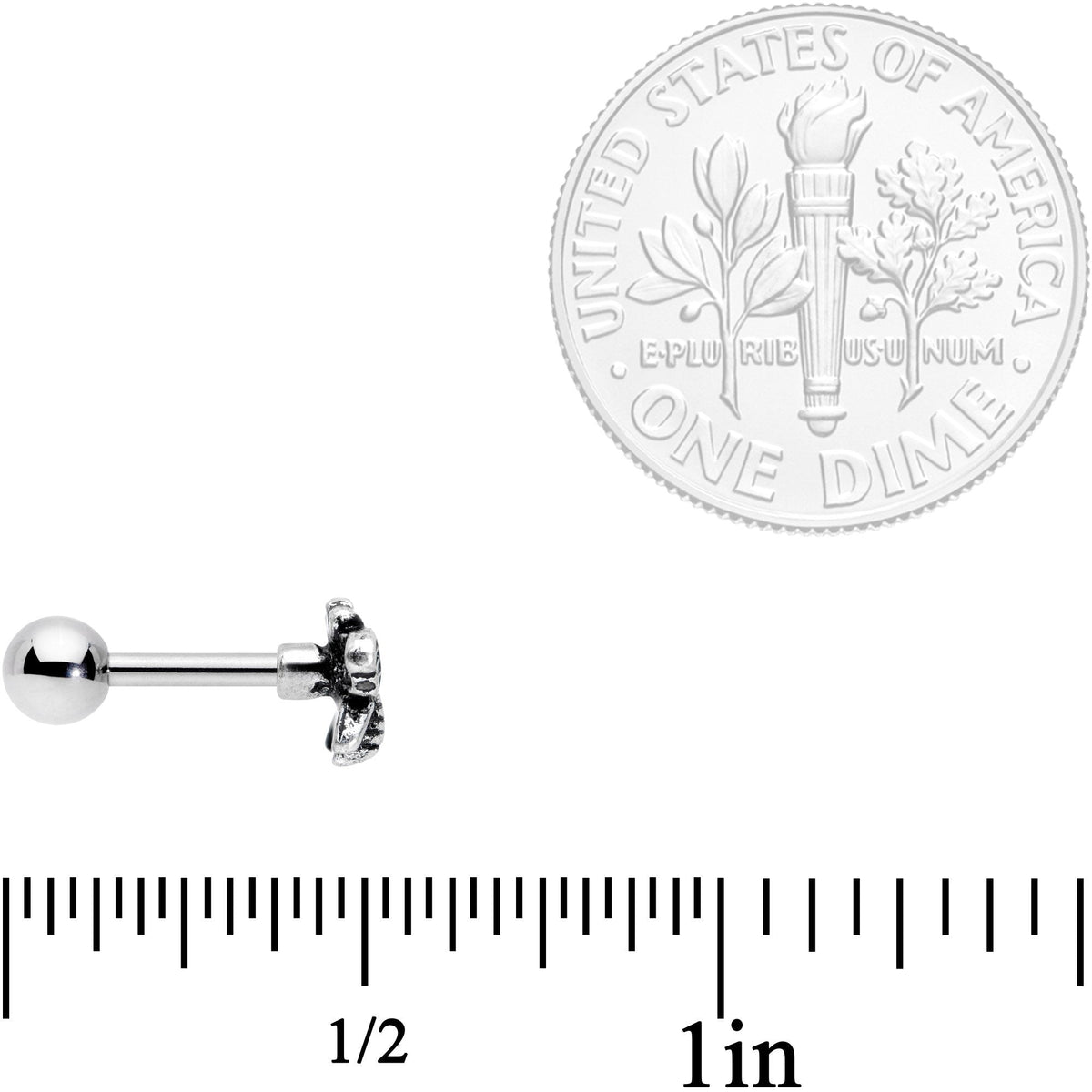 16G 1/4 Busy Bumblebee Cartilage Tragus Earring