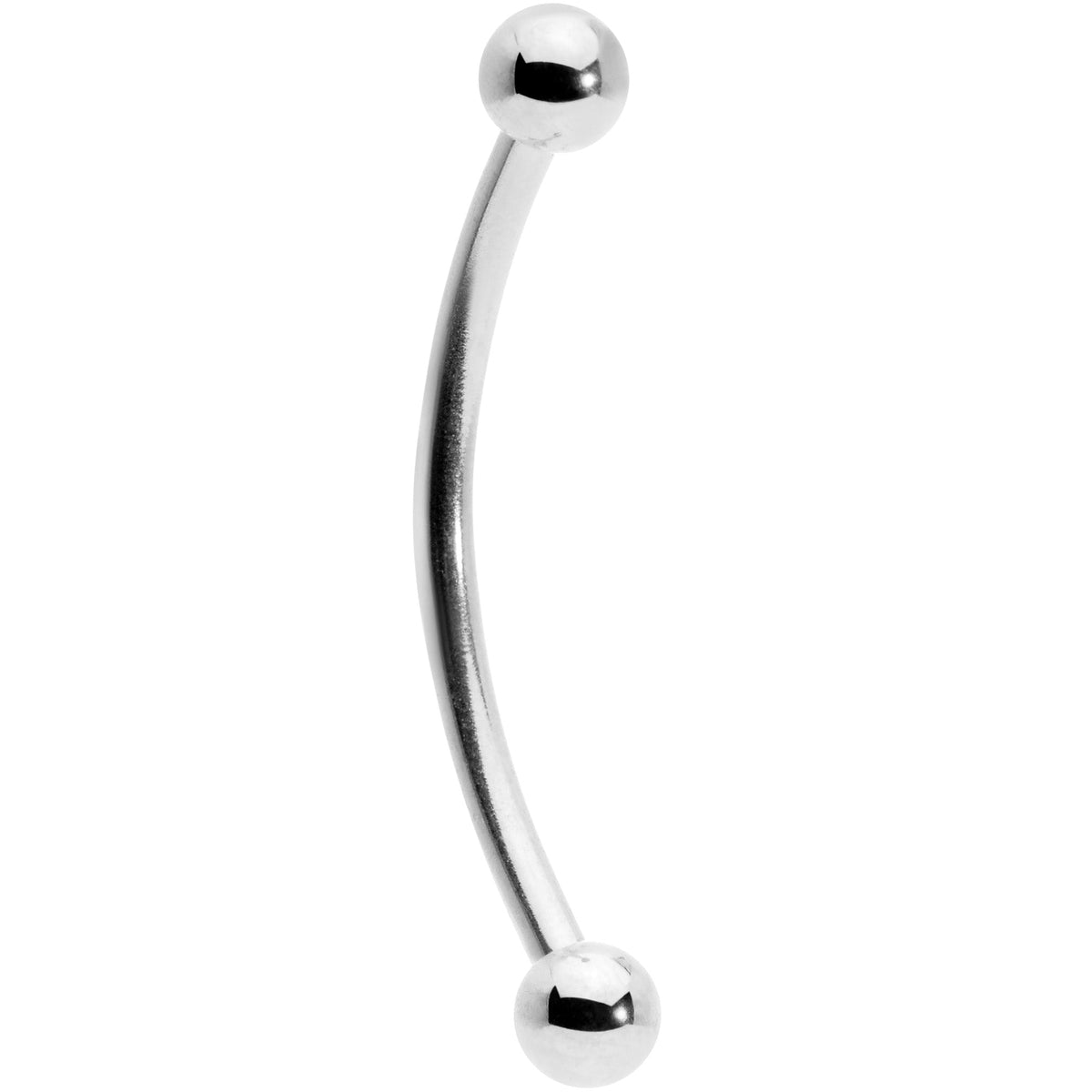 16G 5/8 Stainless Steel Curved Barbell