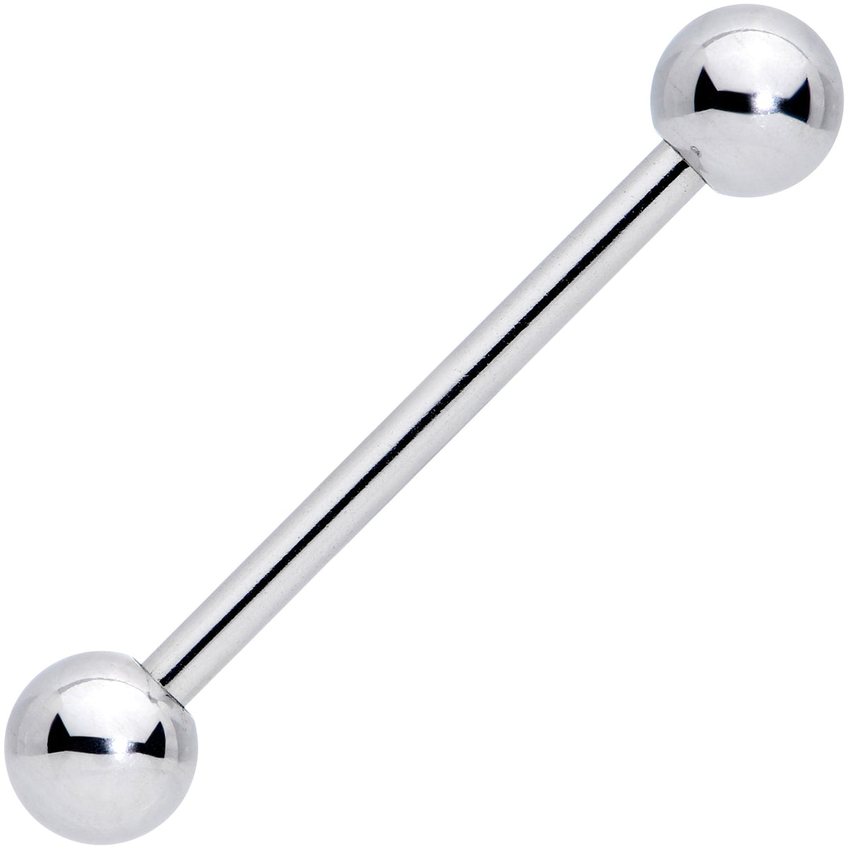 14G 3/4 Stainless Steel Extra Long Barbell Tongue Ring