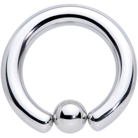 6G 5/8 Stainless Steel BCR Captive Bead Ring