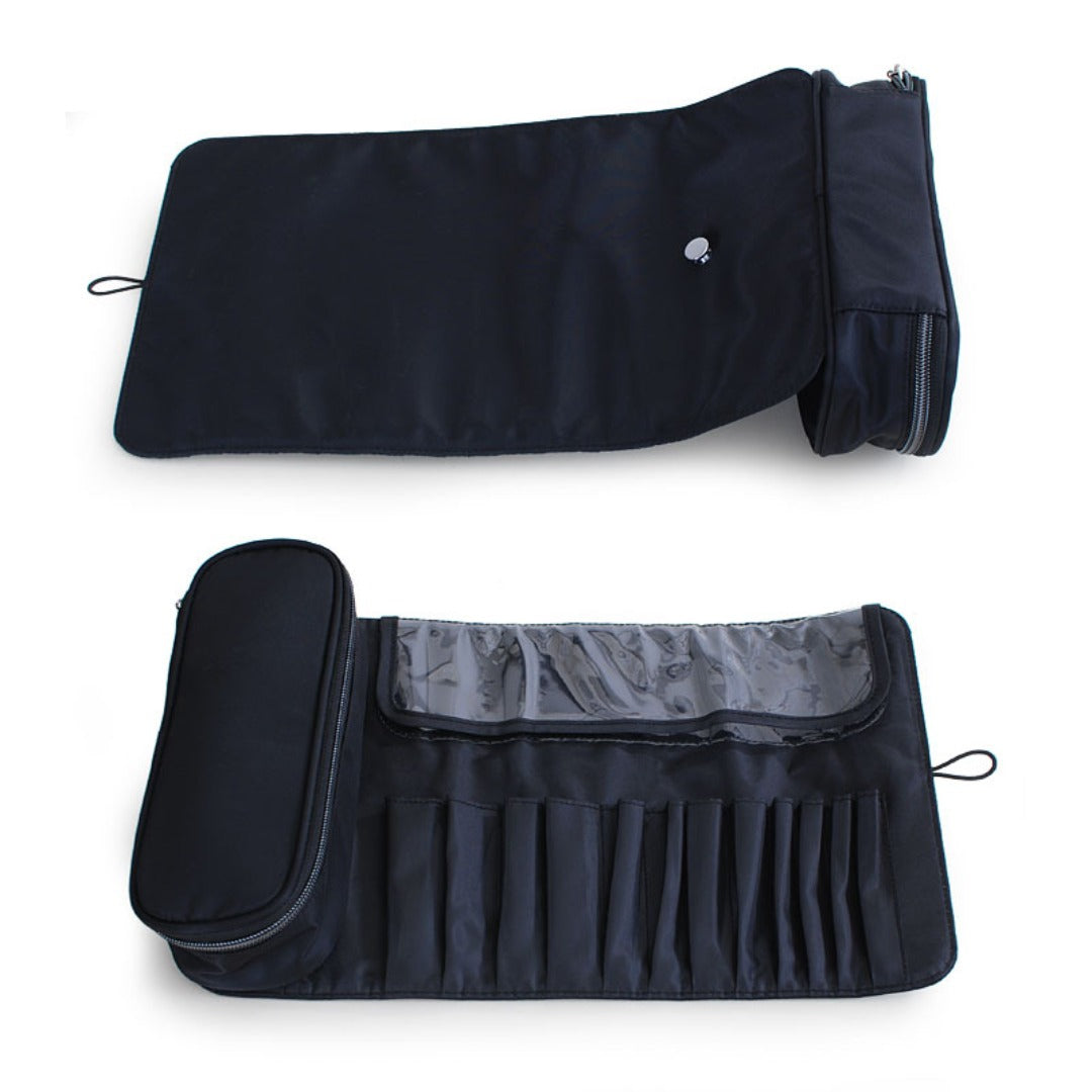 Travel makeup bag,Makeup bag organizers,Makeup bags small, makeup bag, makeup brush bag, storage bag multi-function, folding professional beauty makeup storage bag