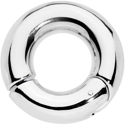 0G 9/16 Stainless Steel Hinged Segment Ring