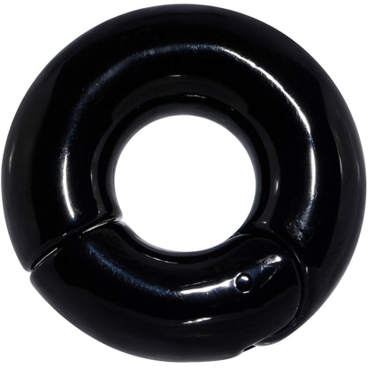 00G 9/16 Black PVD Steel Hinged Segment Ring