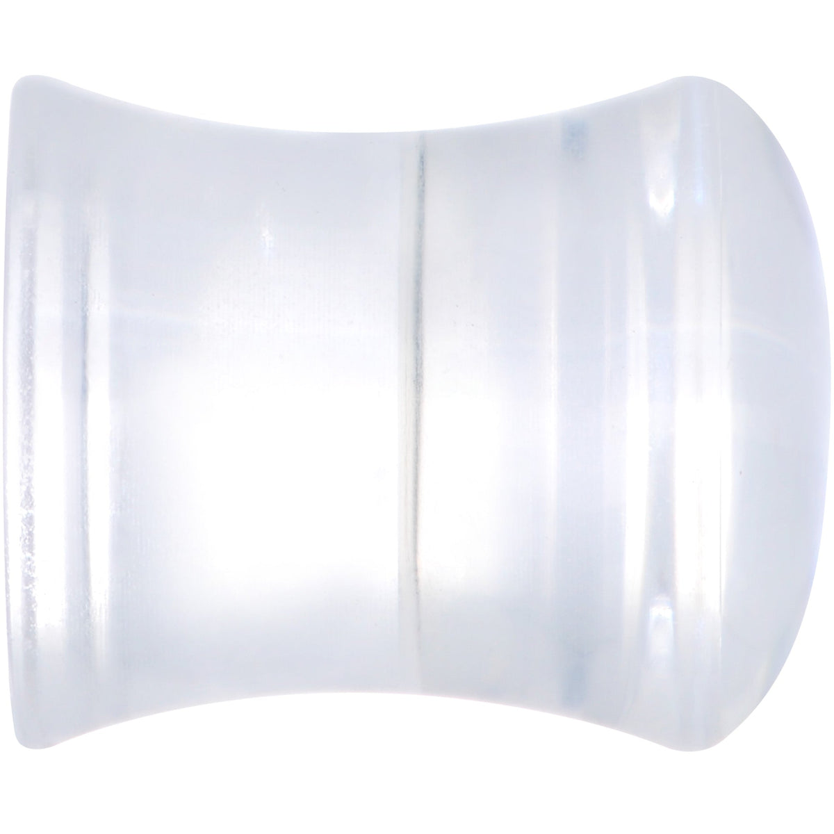 Clear Blue Acrylic Dragons Eye Saddle Plug Set