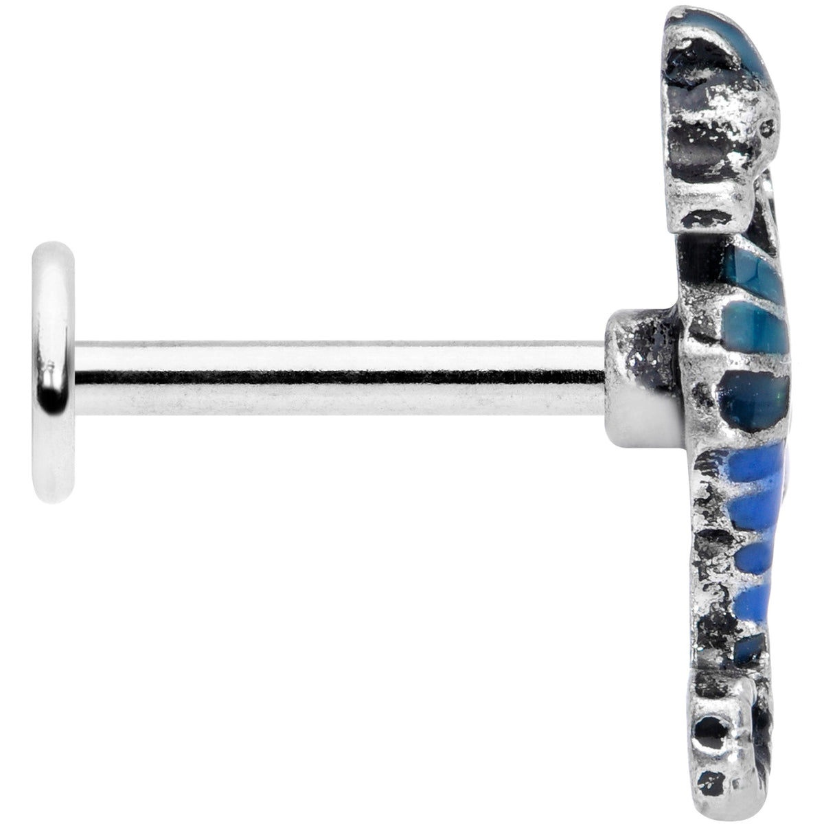 16G 5/16 Nautical Seahorse Labret Monroe Tragus