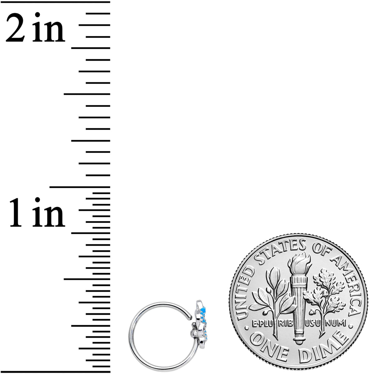 20G 5/16 Sailors Knot Nose Hoop