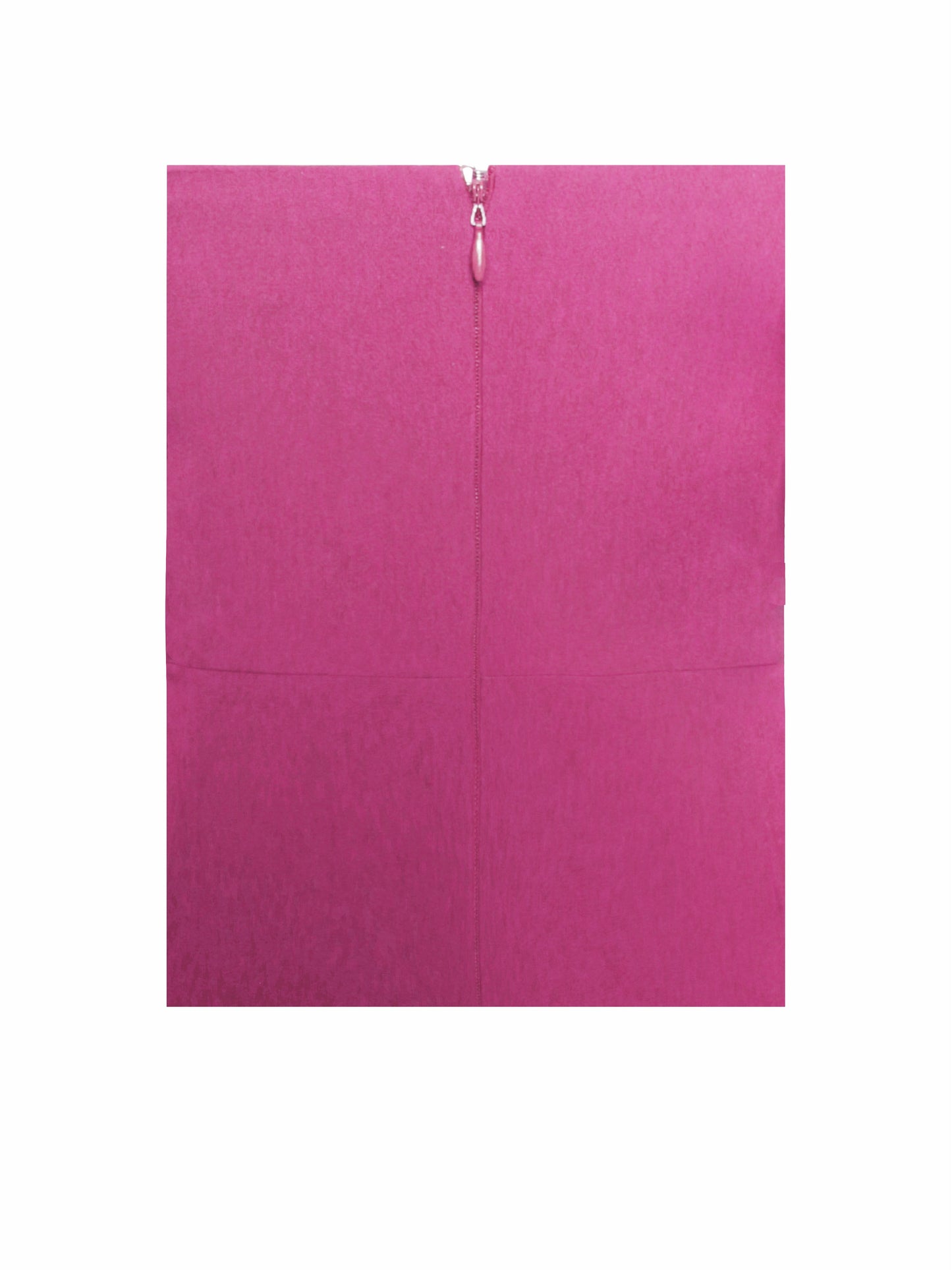 BBC Fiona Fuchsia Feather Trim Bottom Maxi Dress